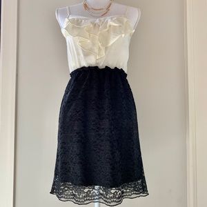 Lace and Ruffle Party Dress